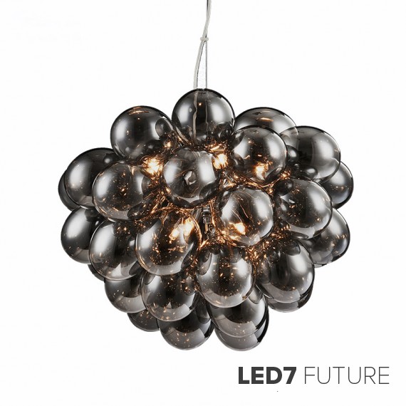 Innerspace - Bubbles Black Chandelier